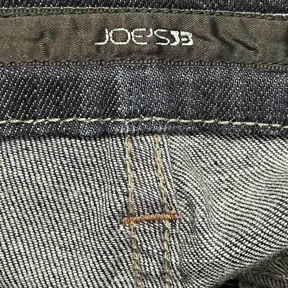 Joe’s Jeans Muse Wide Leg Flare Low Rise Jeans Dark Wash Jett Blue‎ Size 25 - Picture 4 of 14